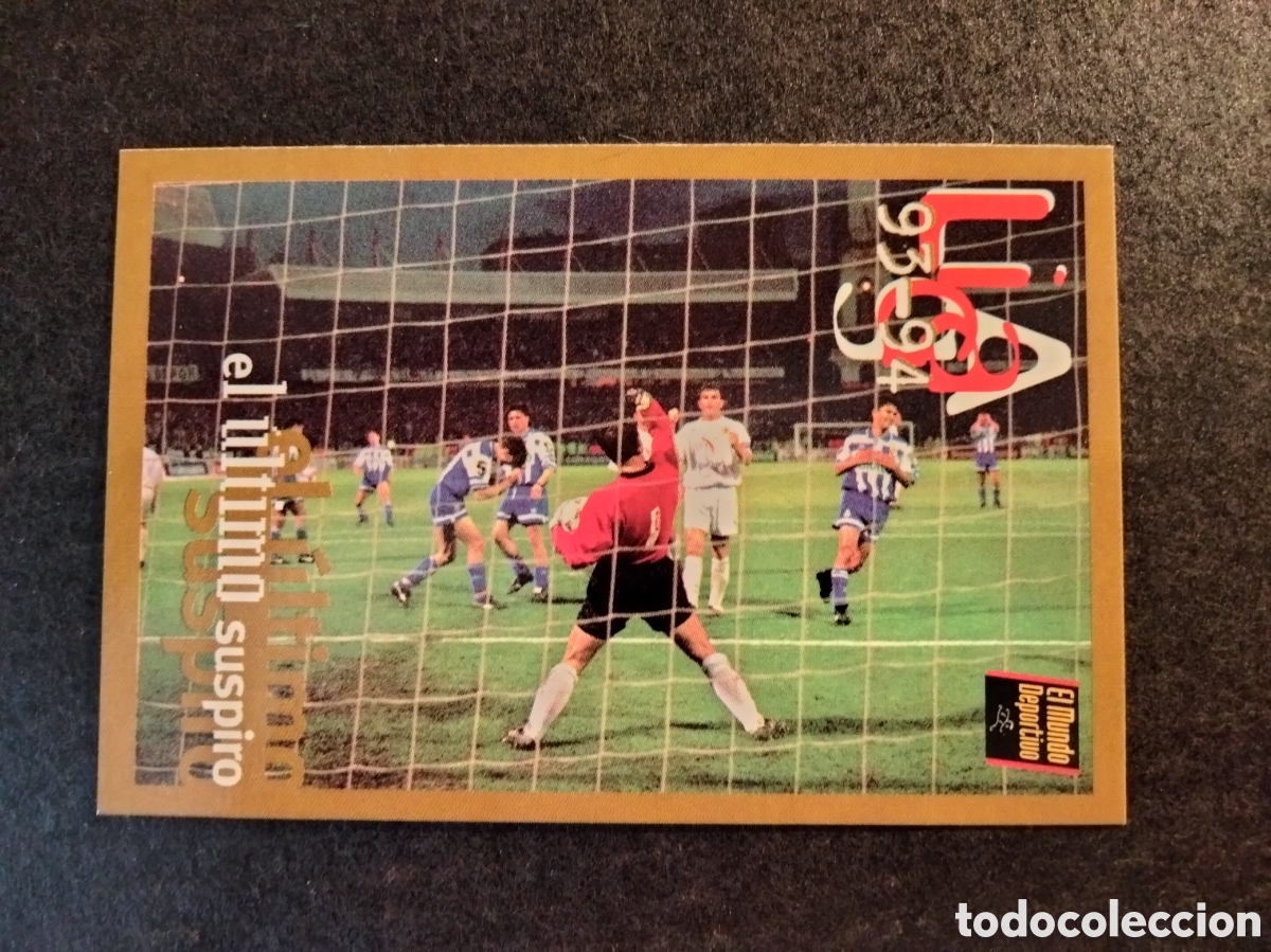 Collezionismo Figurine antiche: BARCA D'OR MUNDO DEPORTIVO A&Ntilde;O 1995 LIGA 93/94 EL &Uacute;LTIMO SUSPIRO FC.BARCELONA