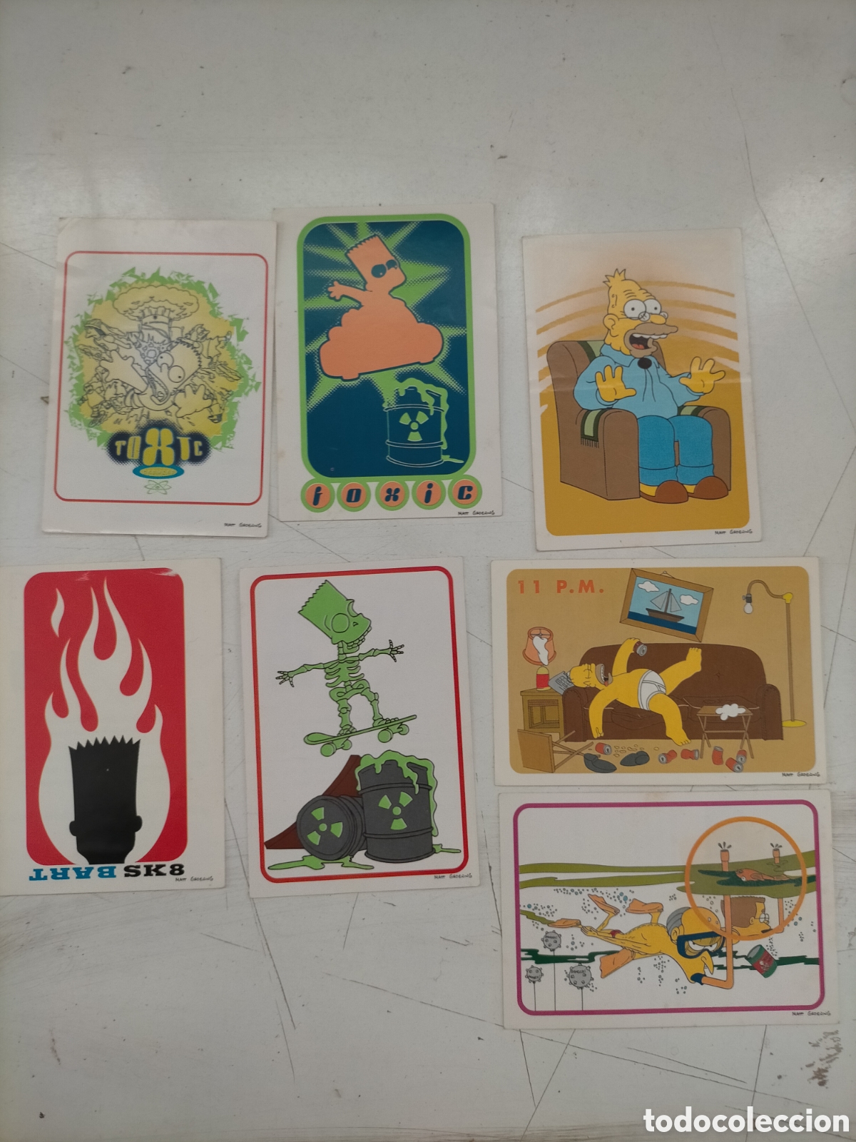 Coleccionismo cromos antiguos: Cromos adhesivos The Simpson - Foto 1