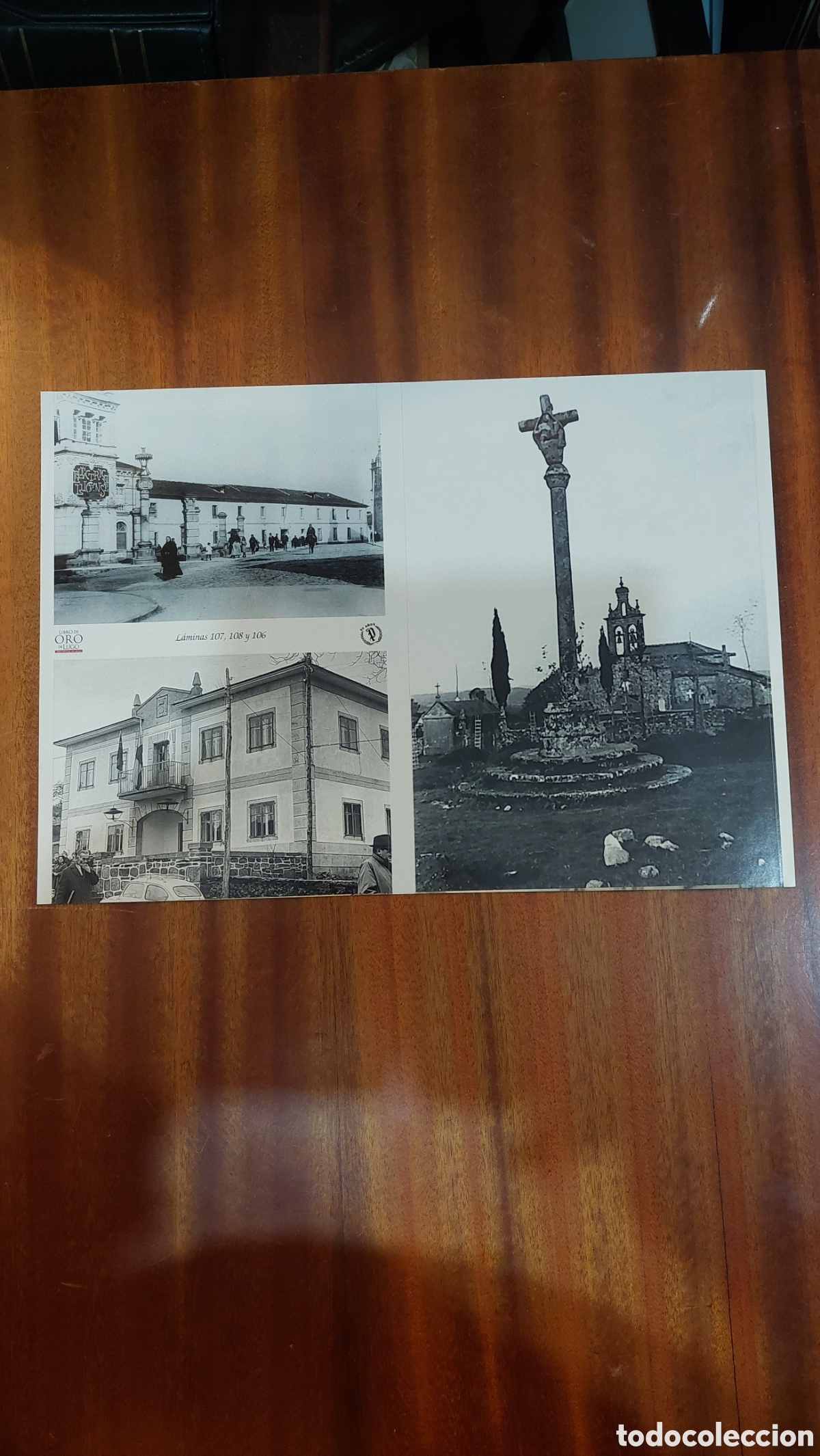 Sammeln alte Sammelbilder: L&aacute;mina cromo libro oro de lugo san Fernando cuartel.,barras el&eacute;ctricas , 107108 106 cruceiro