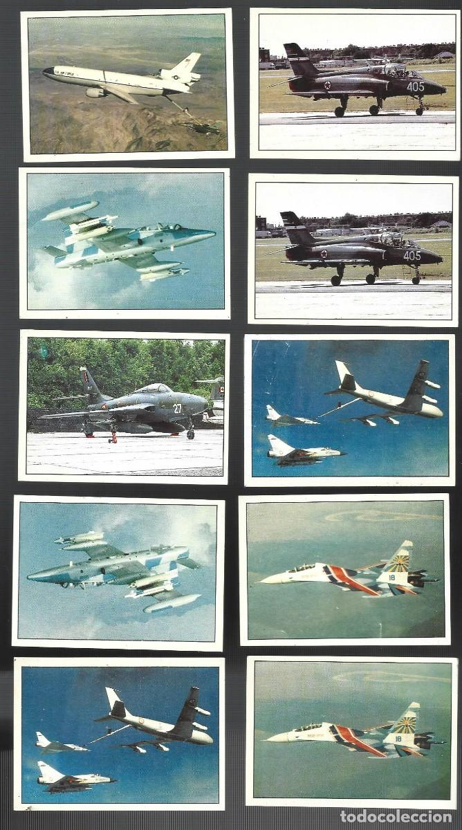 Sammeln alte Sammelbilder: 1 LOTE DE 10 Coleccionismo Cromos antiguos AVIONES DE COMBATE, WAR PLANES DE PANINI (A&Ntilde;OS