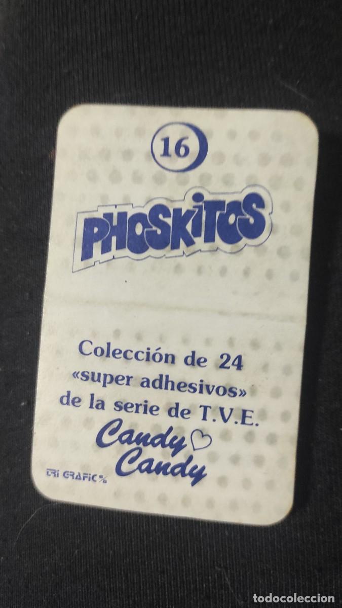 Coleccionismo cromos antiguos: Cromo Phoskitos. Candy Candy N 16 - Foto 2