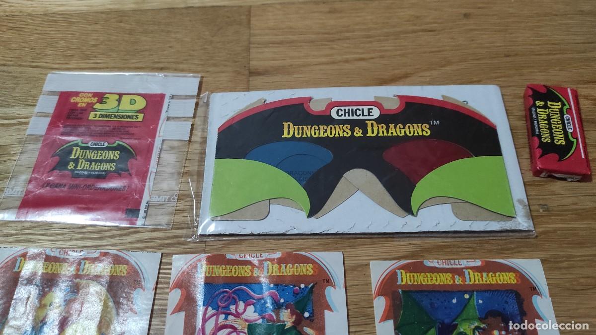 Coleccionismo cromos antiguos: Colecci&oacute;n completa Dragones y Mazmorras. Chicles - Foto 2
