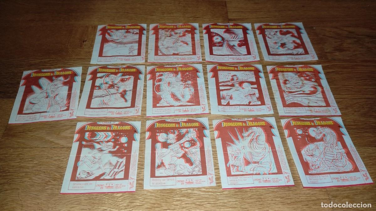 Coleccionismo cromos antiguos: Colecci&oacute;n completa Dragones y Mazmorras. Chicles - Foto 6