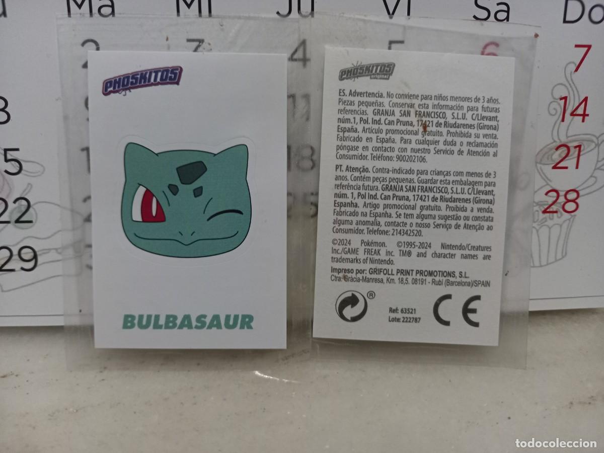 Coleccionismo cromos antiguos: PHOSKITOS CROMO POKEMON 2024 - Foto 1