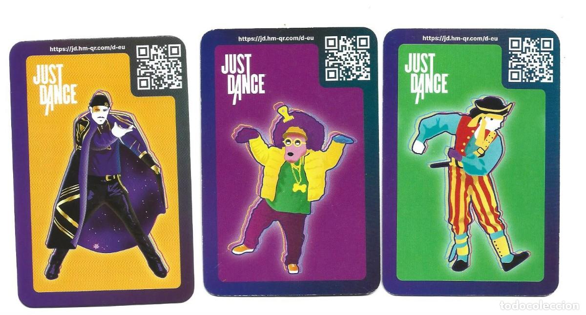 Sammeln alte Sammelbilder: 3 CROMOS JUST DANCE MC DONALD A&Ntilde;O 2022