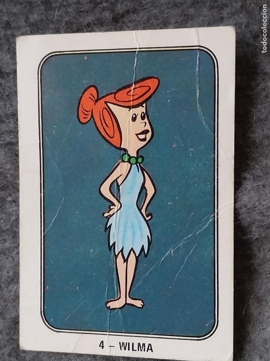 Coleccionismo Cromos antiguos: WILMA PICAPIEDRA FESTIVAL 1971 FHER N&ordm; 4 CROMO SIN PEGAR NUNCA ORIGINAL