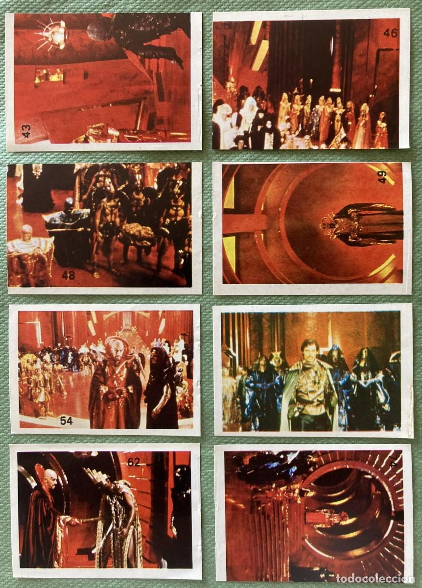 Coleccionismo cromos antiguos: FLASH GORDON (1981) REYAUCA - LOTE 40 CROMOS - Foto 4