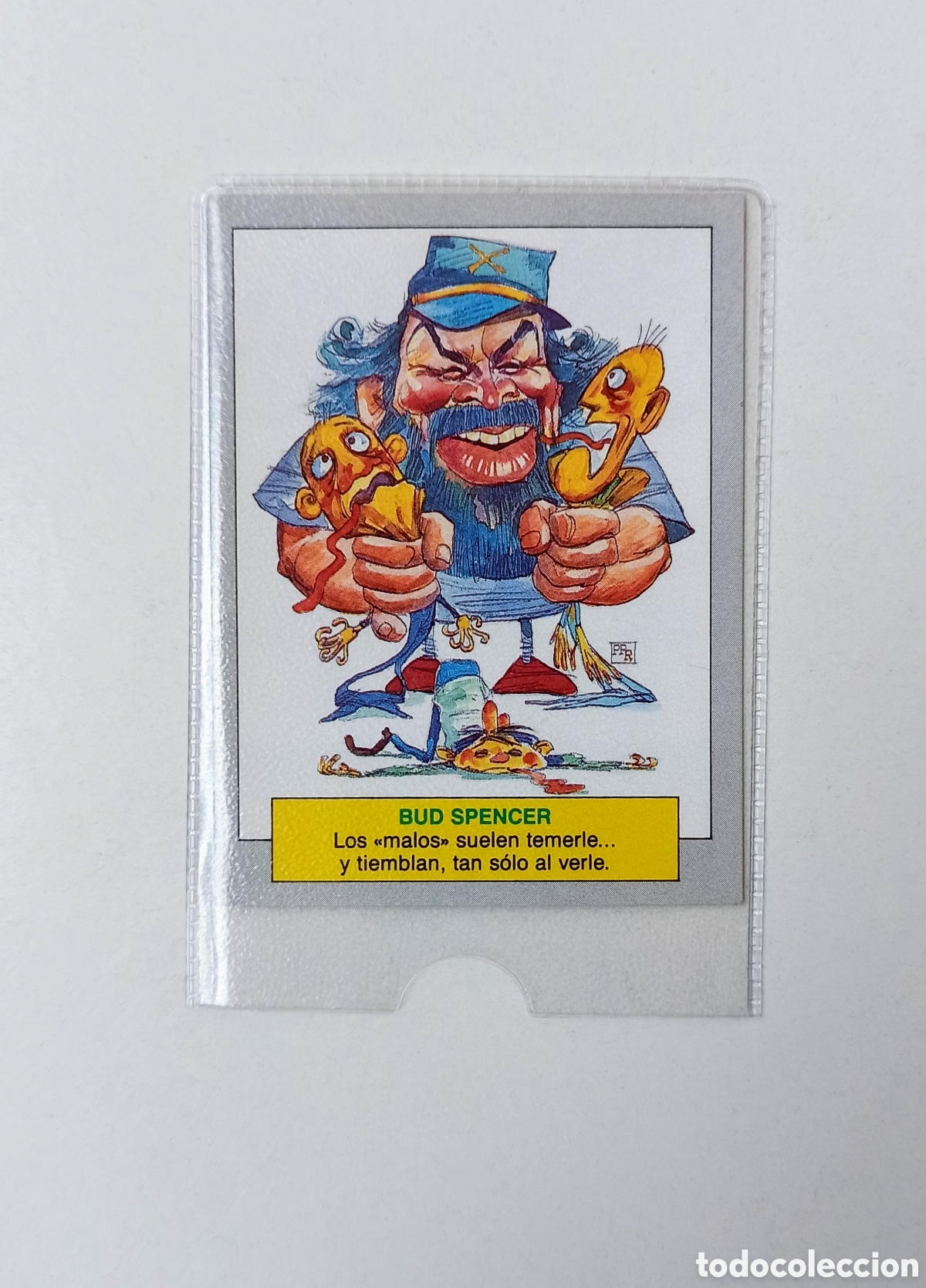 Coleccionismo cromos antiguos: Bud Spencer 131 Karikatas 1990 Nuevo - Foto 1