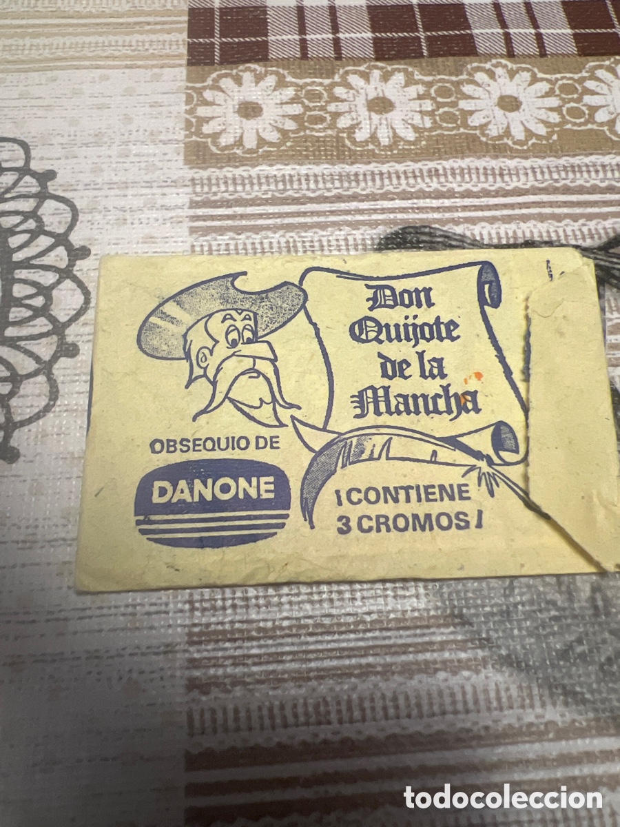 Coleccionismo cromos antiguos: Danone sobre don quijote - Foto 1