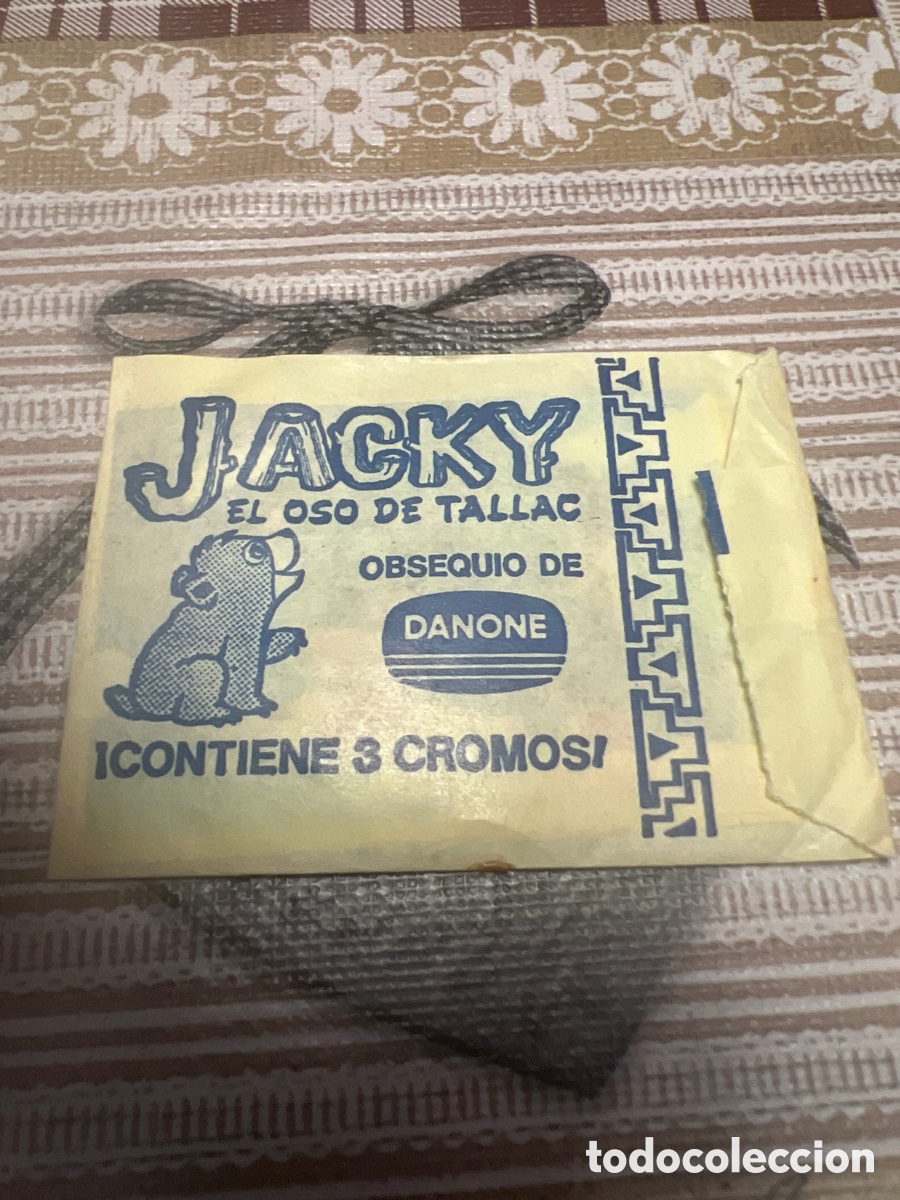 Coleccionismo cromos antiguos: Danone sobre jacky - Foto 1