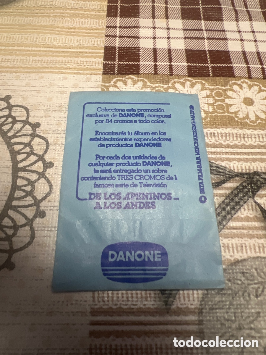 Coleccionismo cromos antiguos: Danone sobre Marcos - Foto 2