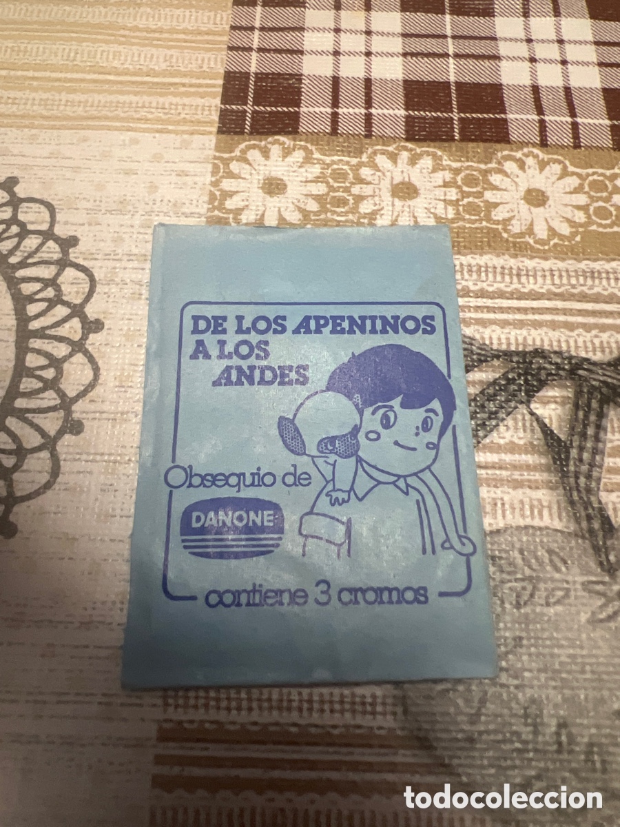 Coleccionismo cromos antiguos: Danone sobre Marcos - Foto 1