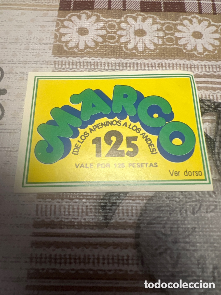 Coleccionismo Cromos antiguos: Danone marc&oacute; vale 125 pesetas