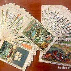 Coleccionismo Cromos antiguos: COLECCIÓN LAS MARAVILLAS DEL FONDO DEL MAR, 50 CROMOS COMPLETA, (CHOCOLATES PI BARCELONA), NUEVA!!!