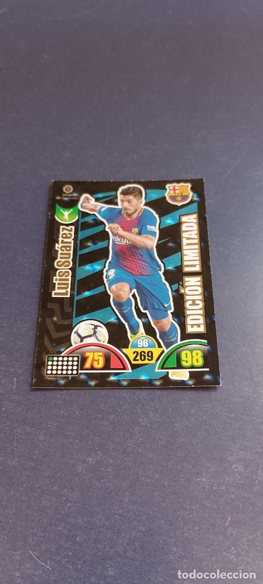 Coleccionismo cromos antiguos: LUIS SU&Aacute;REZ EDICION LIMITADA 17-18 - Foto 1