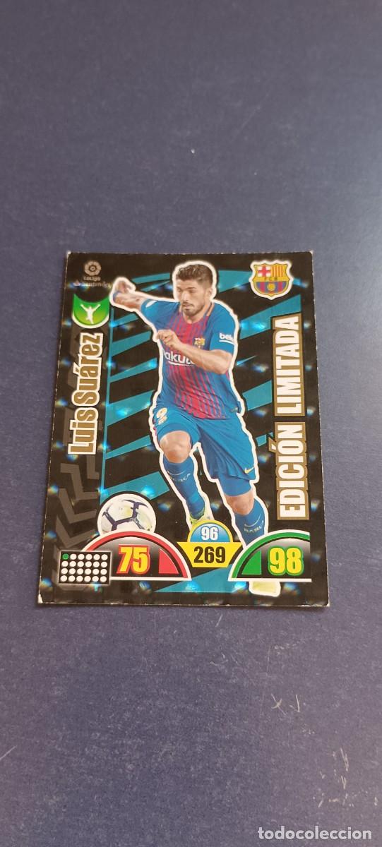Coleccionismo cromos antiguos: LUIS SU&Aacute;REZ EDICION LIMITADA 17-18 - Foto 1