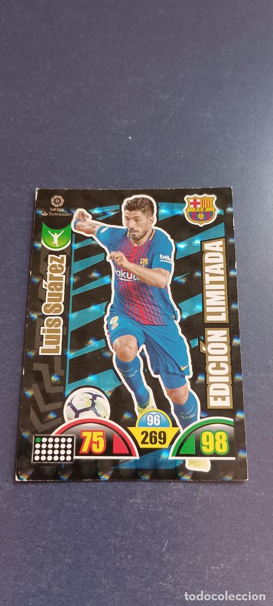 Coleccionismo cromos antiguos: LUIS SU&Aacute;REZ EDICION LIMITADA 17-18 - Foto 1