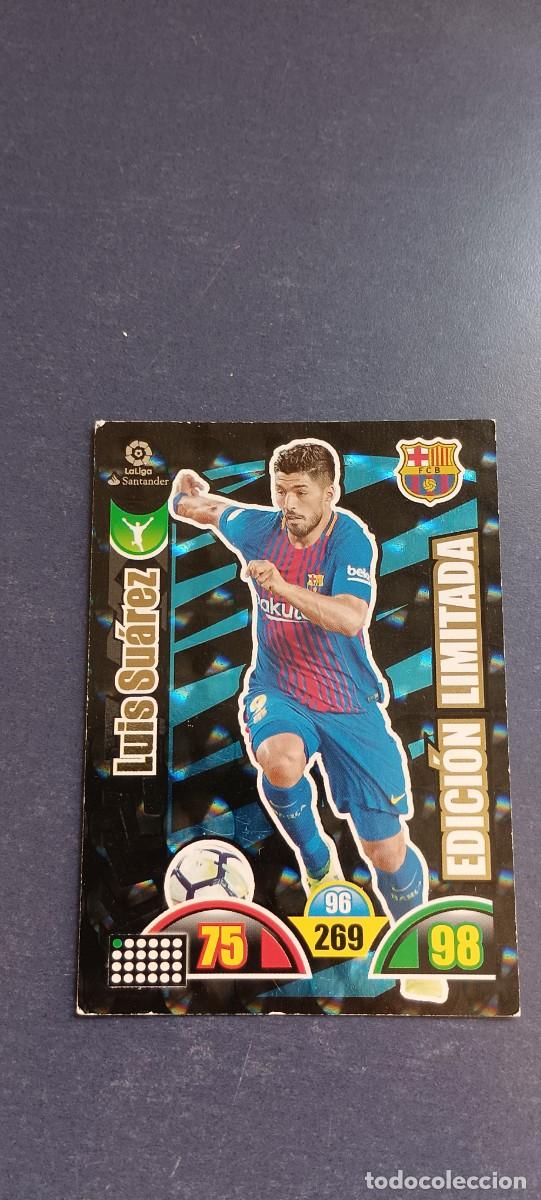Coleccionismo cromos antiguos: LUIS SU&Aacute;REZ EDICION LIMITADA 17-18 - Foto 1