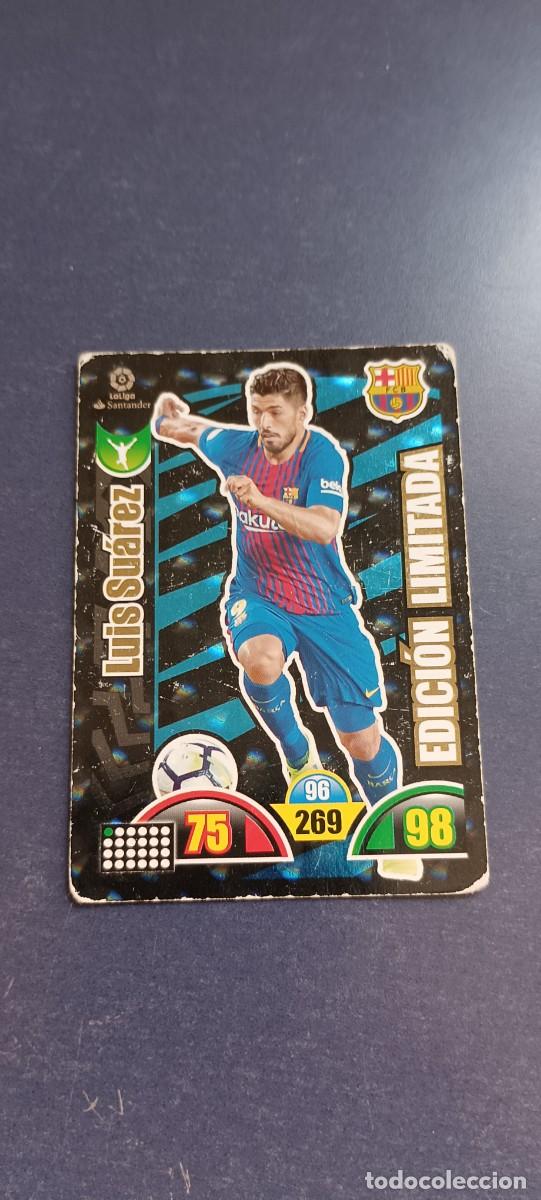 Coleccionismo cromos antiguos: LUIS SU&Aacute;REZ EDICION LIMITADA 17-18 - Foto 1