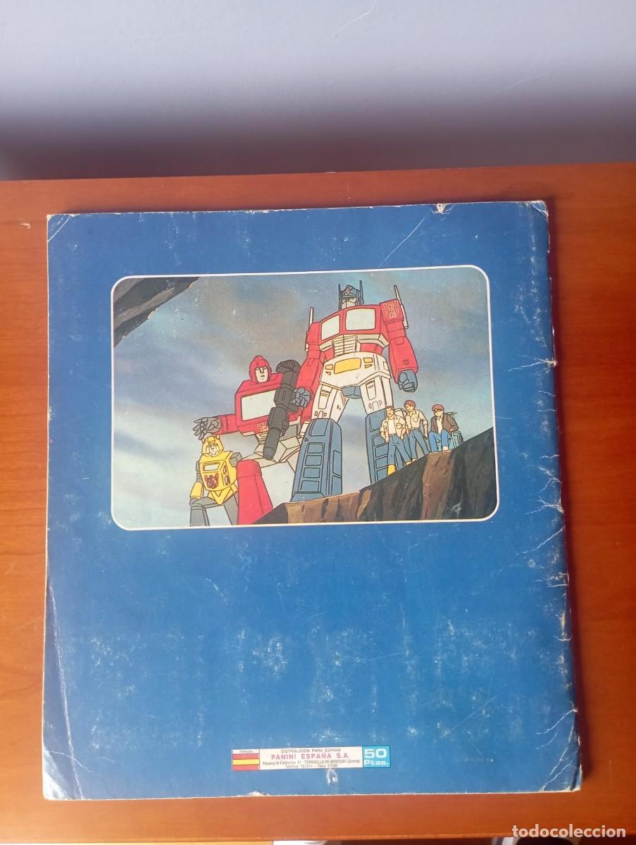 Coleccionismo cromos antiguos: &Aacute;lbum Transformers Panini 1986 Completo - Foto 5