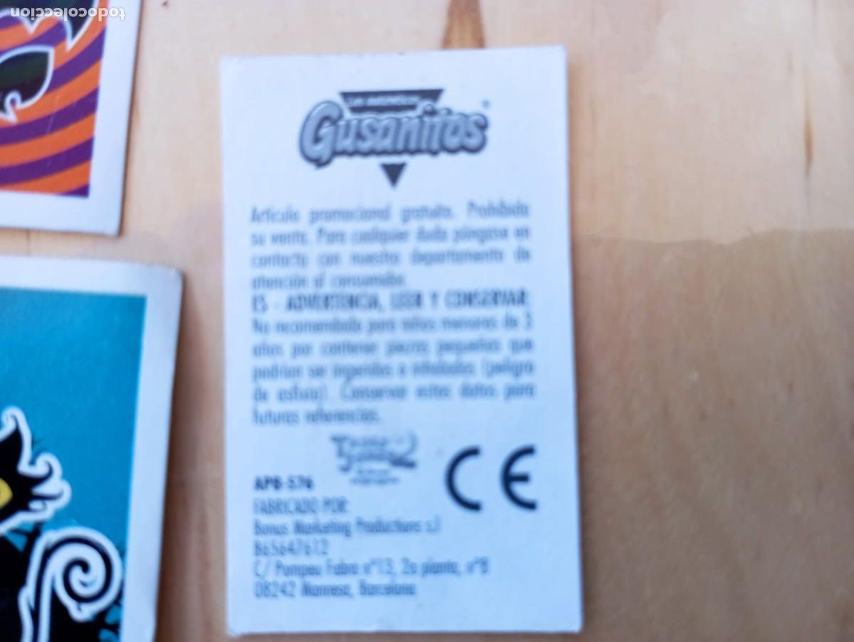 Coleccionismo cromos antiguos: LOTE GUSANITOS. - Foto 2
