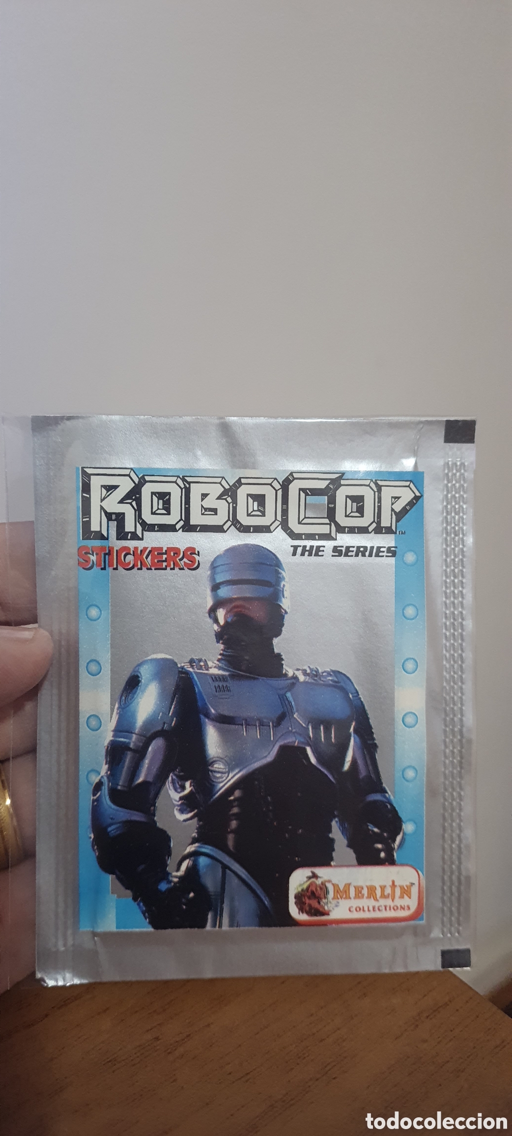Coleccionismo cromos antiguos: Sobre sin abrir Robocop raro - Foto 1
