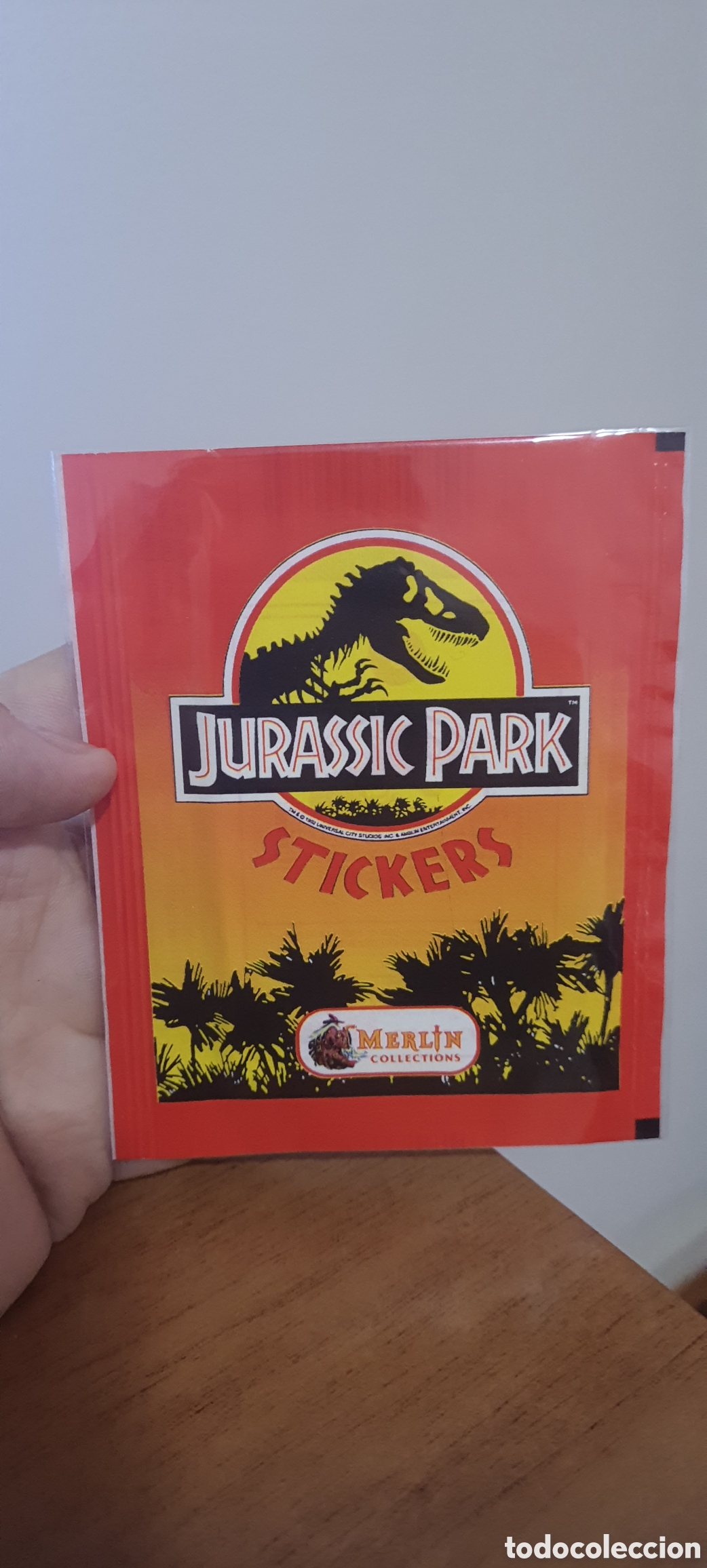 Coleccionismo cromos antiguos: Sobre sin abrir Jurassic Park - Foto 1