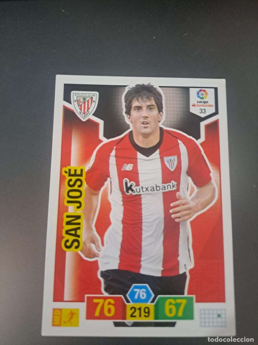 Colecionismo Cromos antigos: ADRENALYN XL SAN JOSE 33 ATHLETIC CLUB DE BILBAO CROMO LIGA 2018 2019 18 19 PANINI