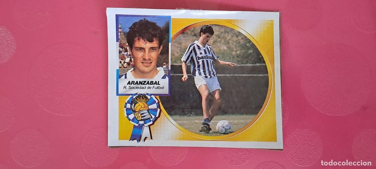 Coleccionismo cromos antiguos: ARANZABAL REAL SOCIEDAD ESTE 94 95 1994 1995 RECUPERADO