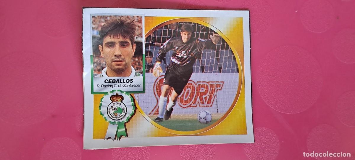 Coleccionismo cromos antiguos: CEBALLOS RACING SANTANDER ESTE 94 95 1994 1995 RECUPERADO