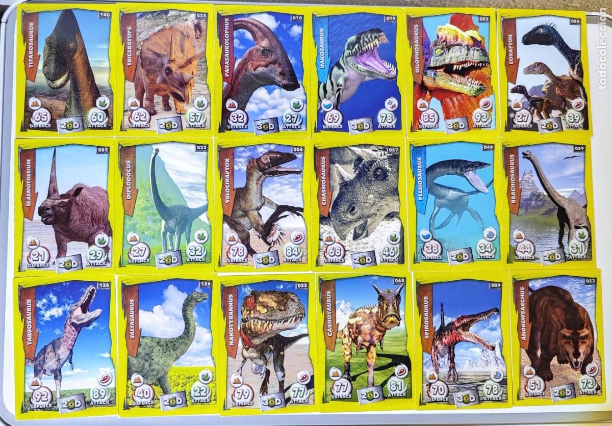 Coleccionismo cromos antiguos: CARTAS DINOSAURS - Dinosaurios - Foto 1