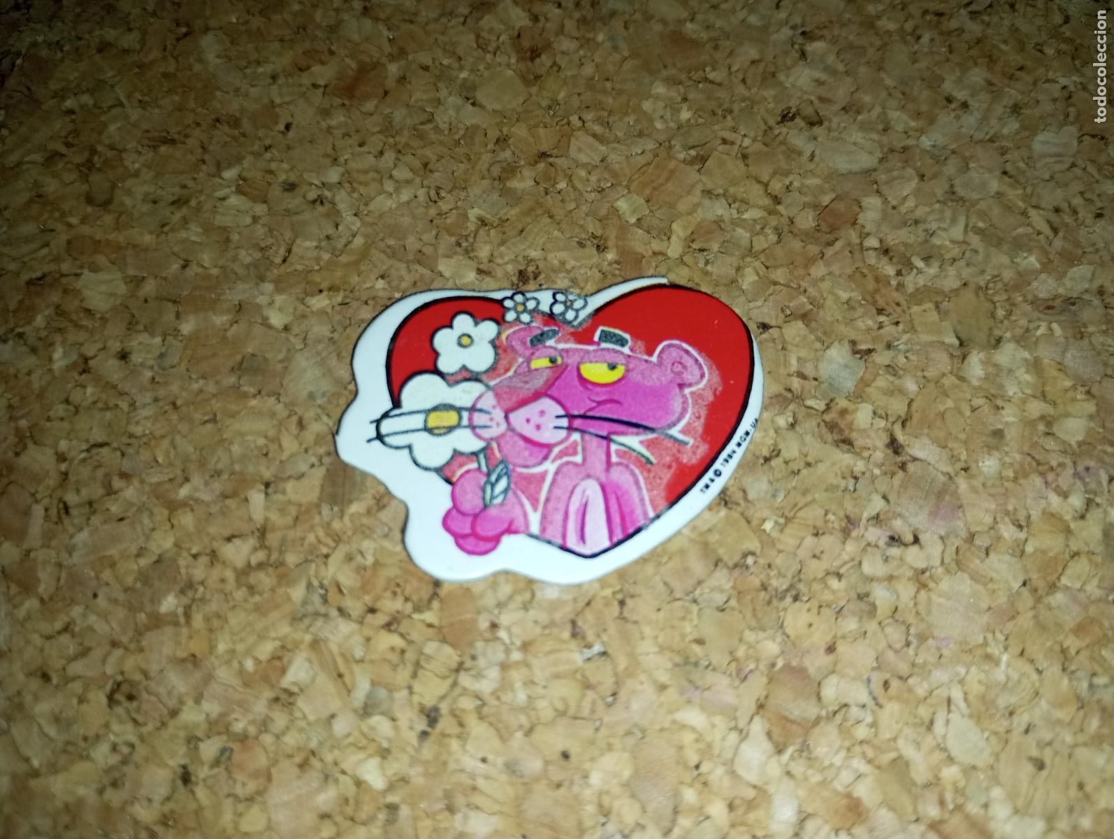 Coleccionismo cromos antiguos: Cromo pegatina pantera rosa matutano - Foto 1