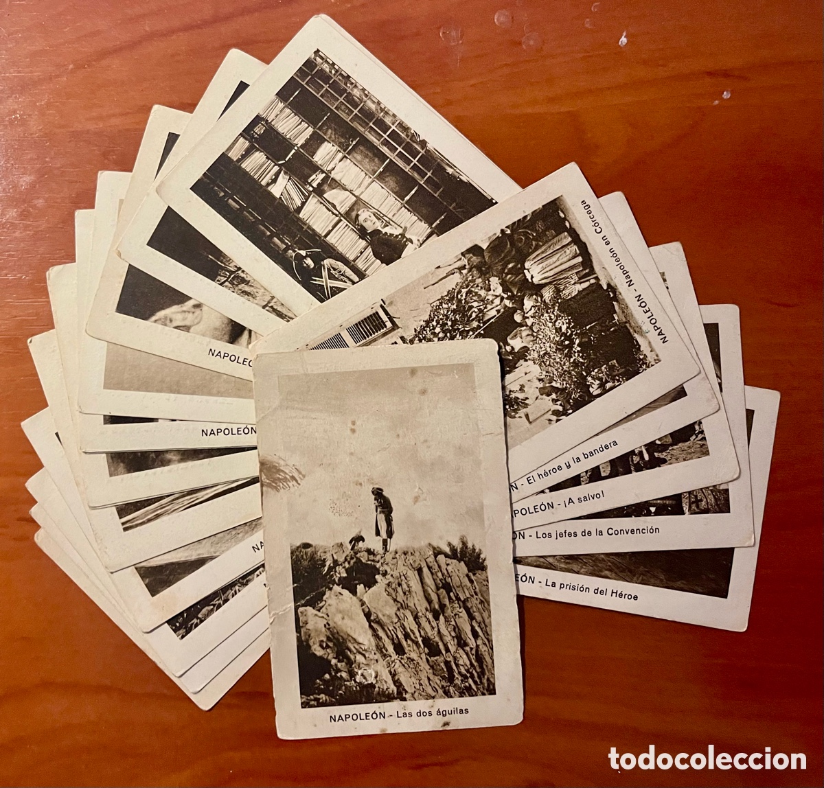 Coleccionismo cromos antiguos: COLECCI&Oacute;N NAPOLE&Oacute;N, 21 CROMOS COMPLETA, (CHOCOLATES E JUNCOSA) - Foto 1