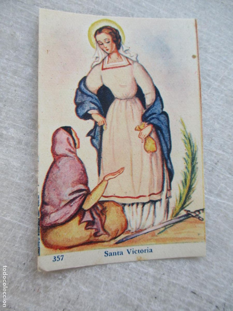 Coleccionismo cromos antiguos: ANTIGUO CROMO DE: SANTA VICTORIA N&ordm;. 357.