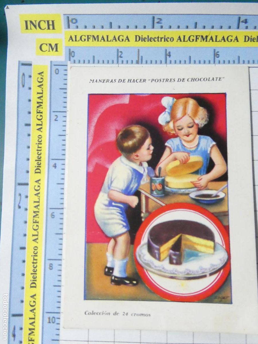 Coleccionismo Cromos antiguos: CROMO CROMITO DULCES PASTELITOS CHOCOLATES AMATLLER. MANERAS DE HACER POSTRES DE CHOCOLATE. 149