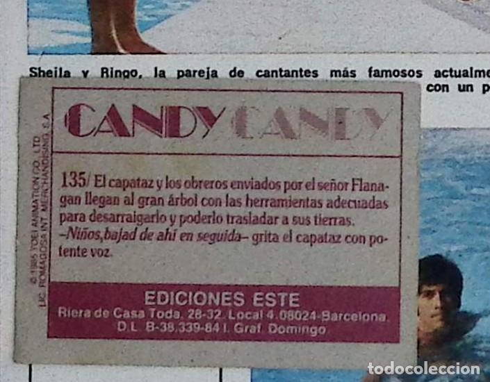 Coleccionismo cromos antiguos: CANDY CANDY EDICIONES ESTE 135 - Foto 2