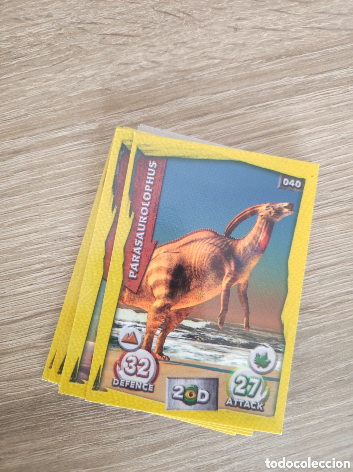 Coleccionismo cromos antiguos: lote 84 cromos cartas dinosaurios - Foto 2