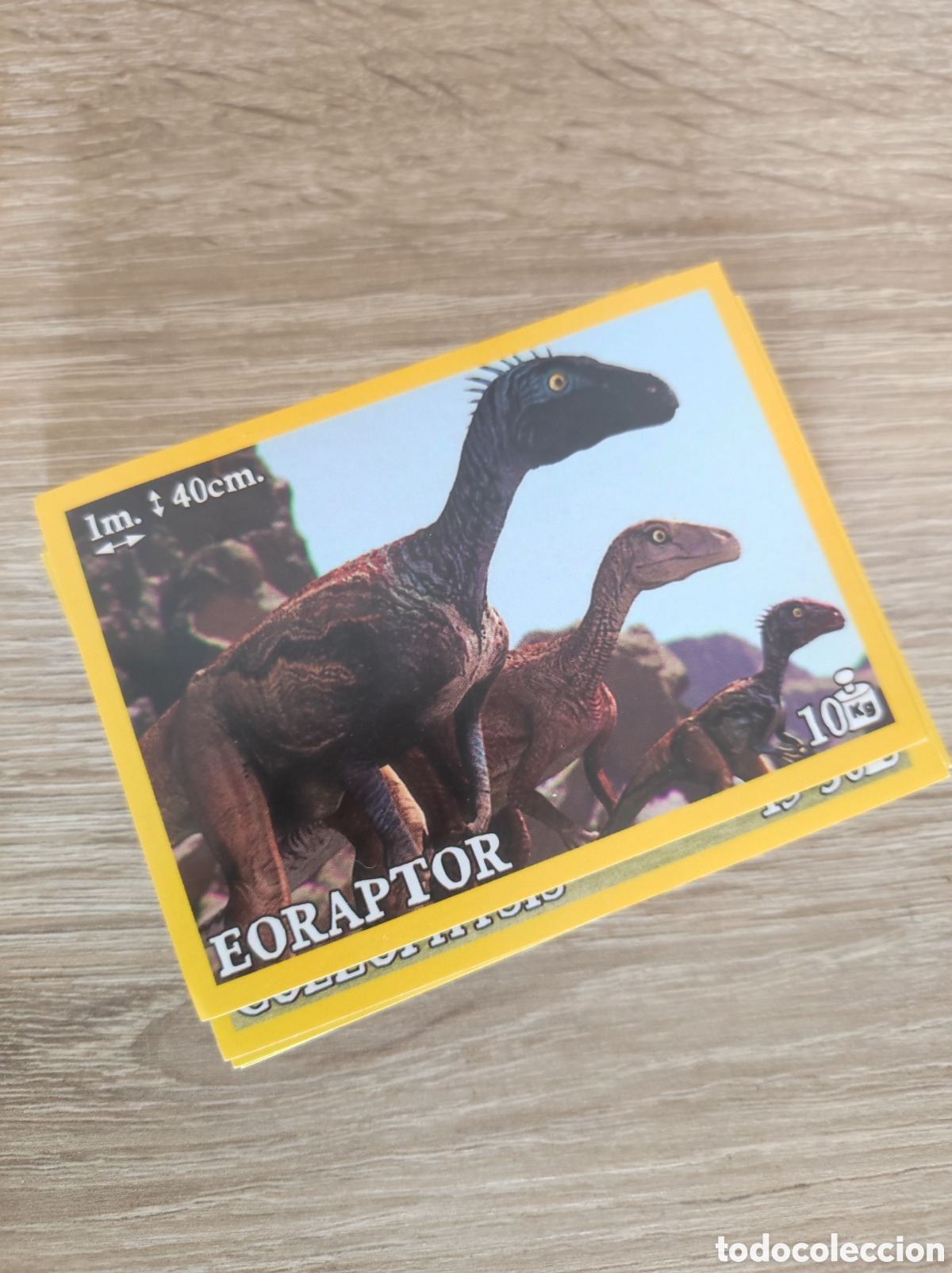 Coleccionismo cromos antiguos: lote 84 cromos cartas dinosaurios - Foto 1