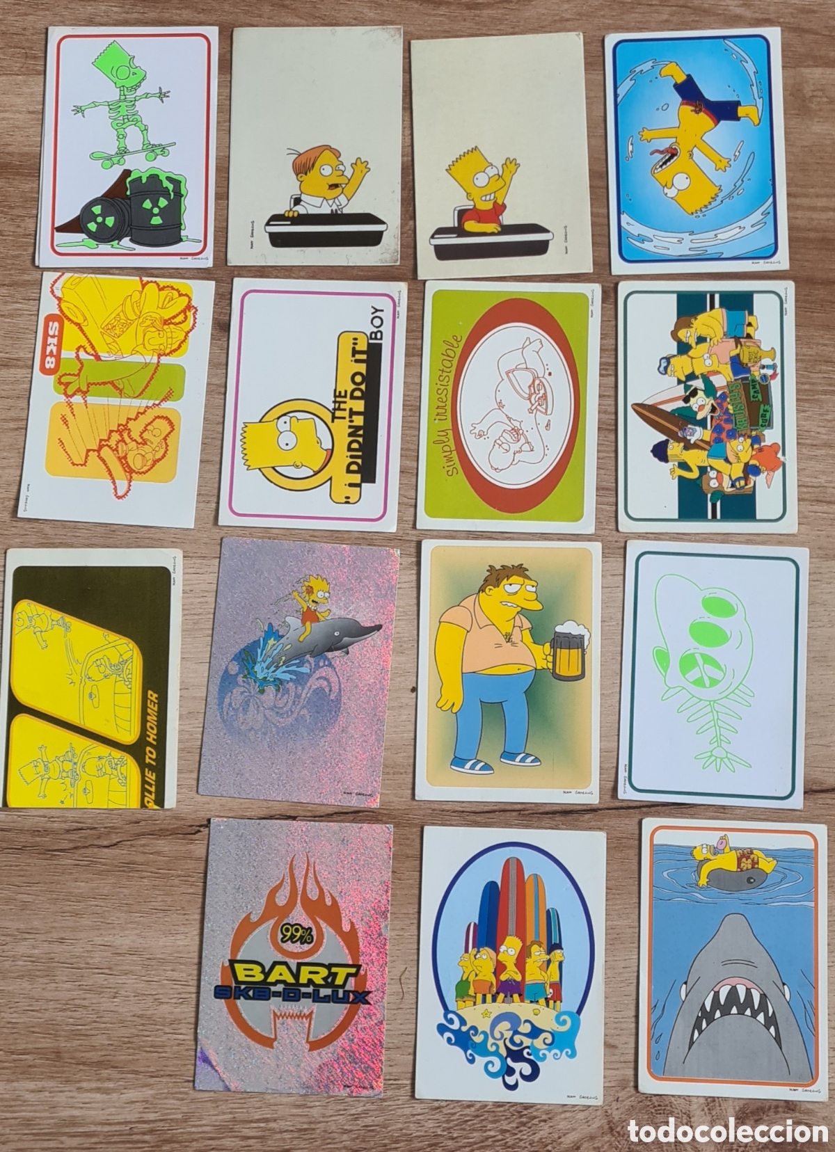 Coleccionismo cromos antiguos: Cromos los Simpsons a&ntilde;o 1999 - Foto 1
