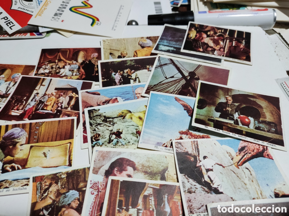 Coleccionismo cromos antiguos: 38 cromos simbad y la princesa, chocolates juncosa - Foto 3