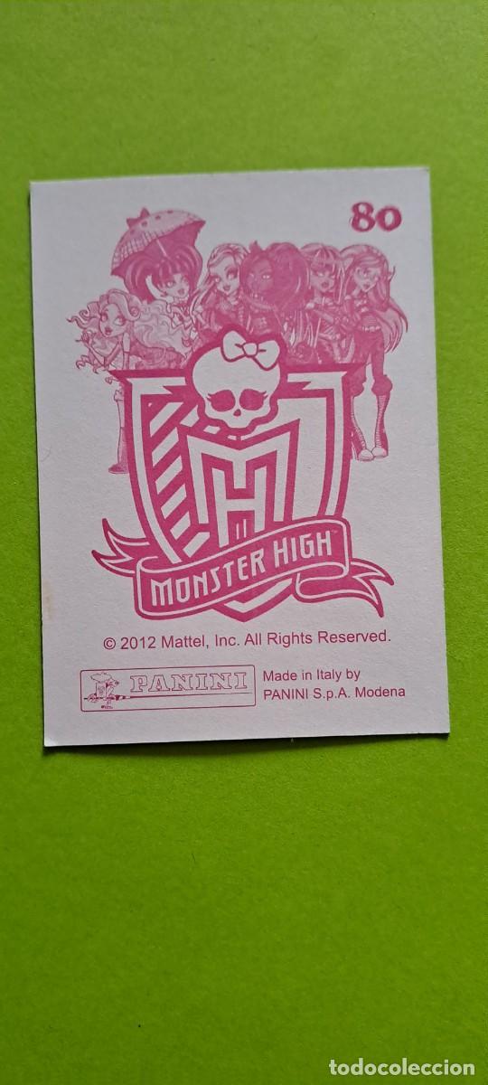 Coleccionismo cromos antiguos: N&ordm; 80 CROMO MONSTER HIGH PANINI 2012 NUEVO - Foto 2