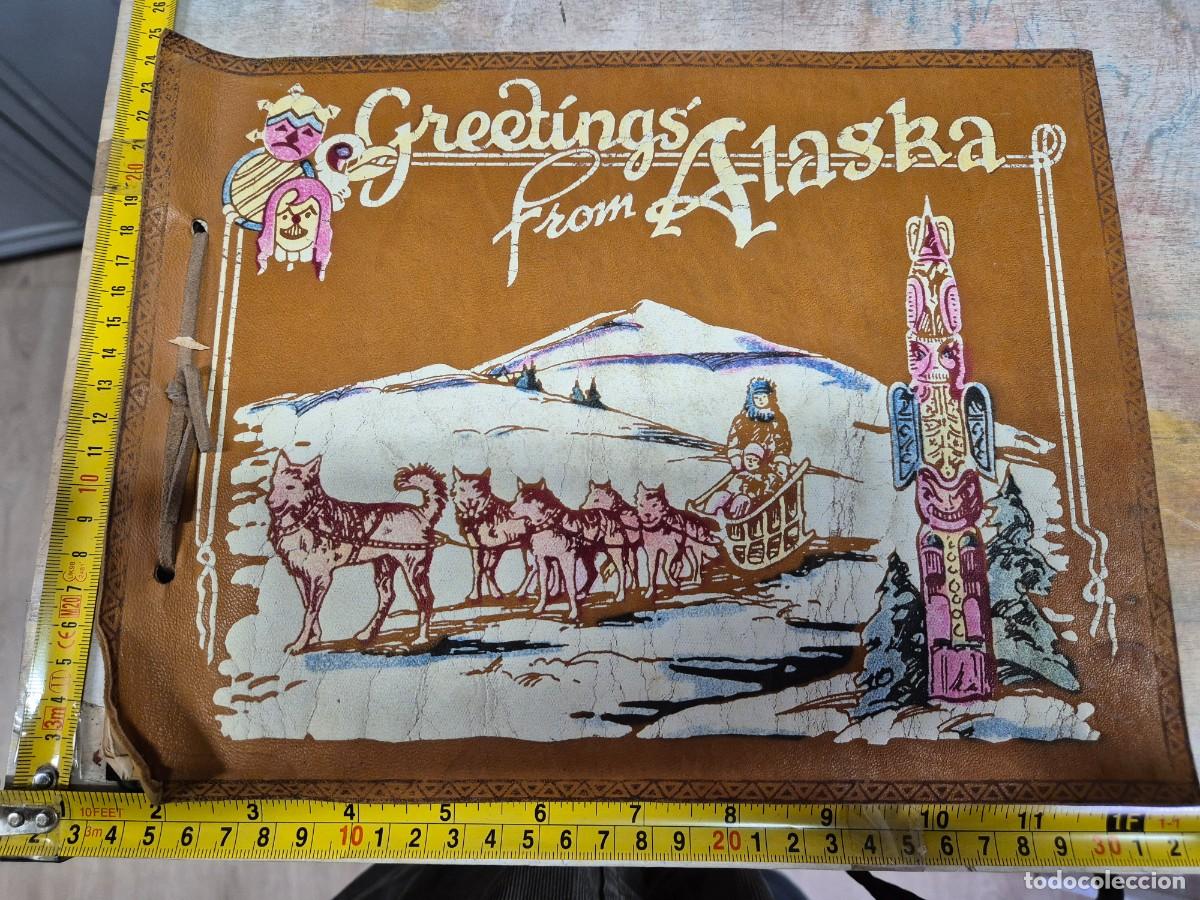 Coleccionismo Cromos antiguos: &Aacute;lbum greetings from alaska