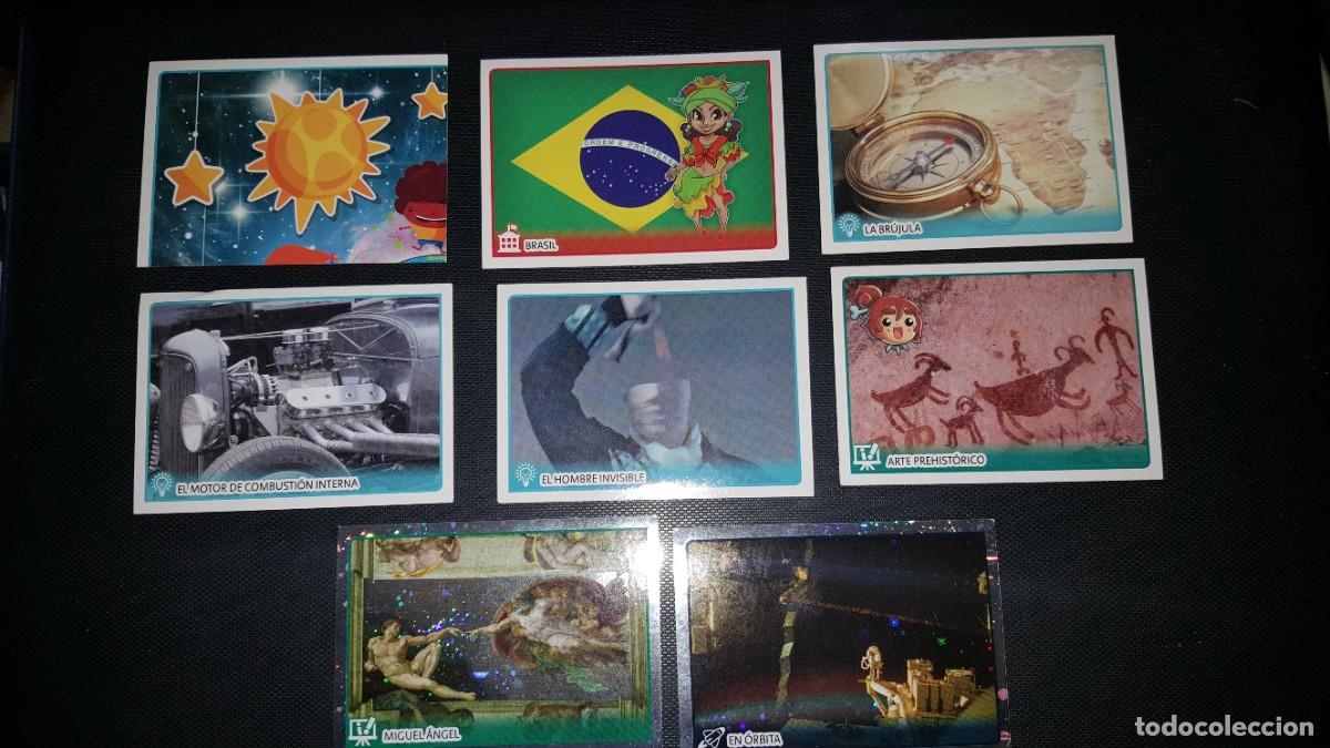 Coleccionismo Cromos antiguos: LOTE 8 CROMOS EL GRAN ALBUM DEL POR QUE Y COMO MUNDO PANINI 2016