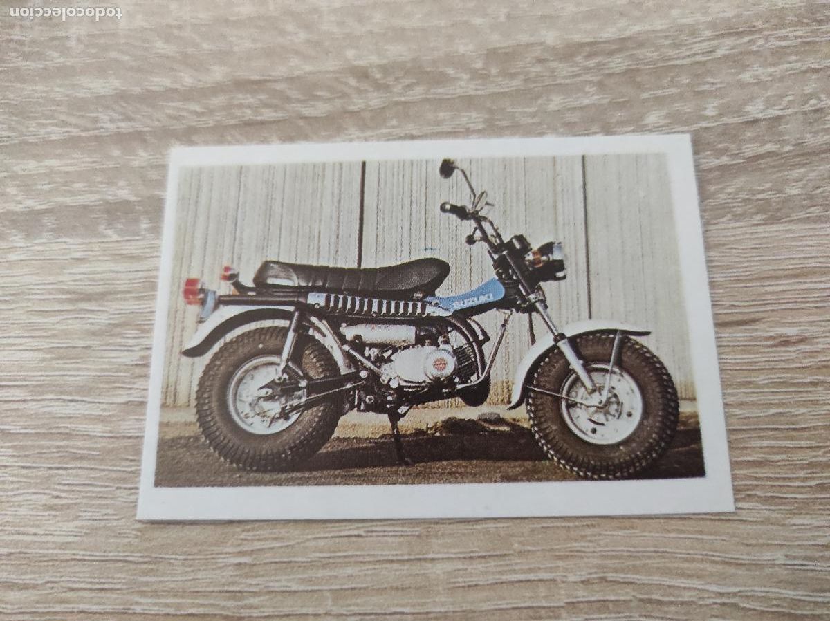 Coleccionismo Cromos antiguos: CROMO DE SUZUKI RV 90 N&ordm; 102 SIN PEGAR DE SUPER MOTOS 1982 DEL MUNDO DE IBERDIS S.A.