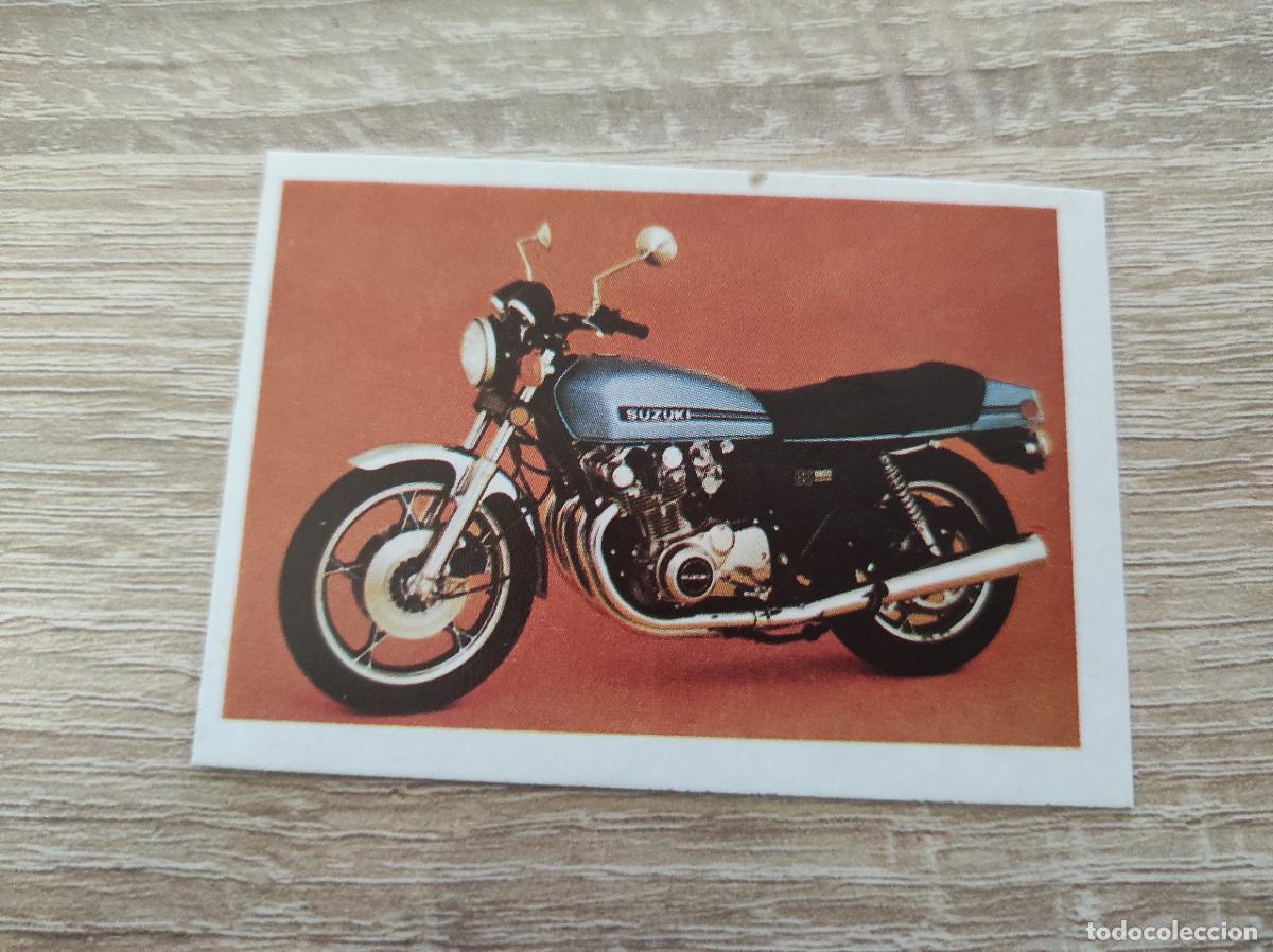 Coleccionismo Cromos antiguos: CROMO DE SUZUKI GS 1000 E N&ordm; 106 SIN PEGAR DE SUPER MOTOS 1982 DEL MUNDO DE IBERDIS S.A.