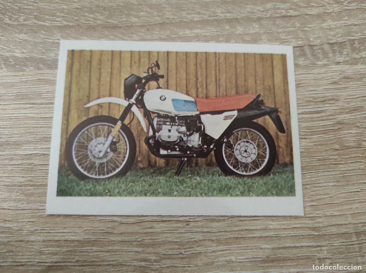 Coleccionismo Cromos antiguos: CROMO DE BMW R80 G/S N&ordm; 157 SIN PEGAR DE SUPER MOTOS 1982 DEL MUNDO DE IBERDIS S.A.