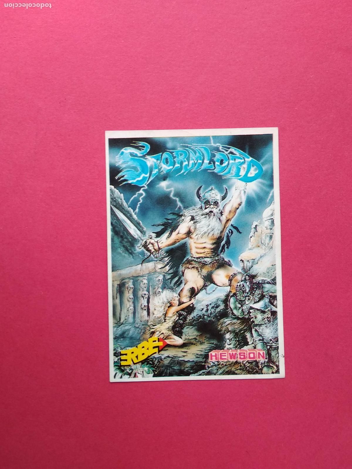 Coleccionismo cromos antiguos: SOFTWARE COLLECTION CROMO NUNCA PEGADO N&ordm; 38 STORMLORD - Foto 1