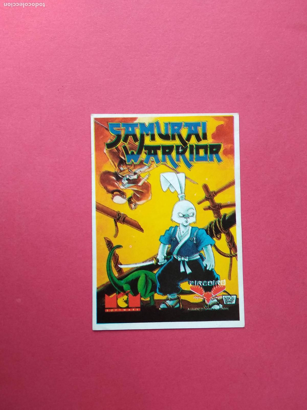 Coleccionismo cromos antiguos: SOFTWARE COLLECTION CROMO NUNCA PEGADO N&ordm; 73 SAMURAY WARRIORS - Foto 1