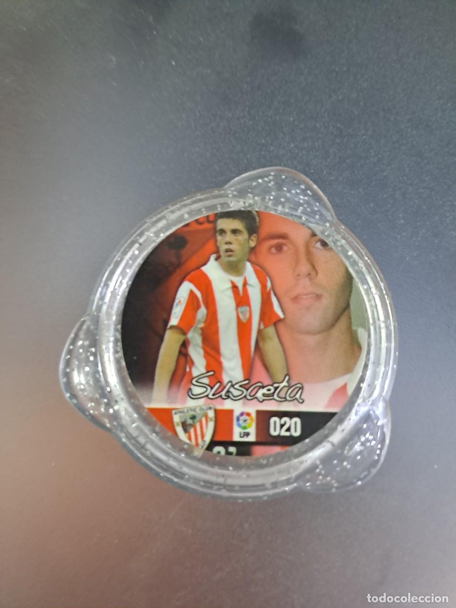 Coleccionismo cromos antiguos: KRAKS TAZO SUSAETA 020 ATHLETIC CLUB DE BILBAO 20 LIGA 07 08 2007 2008 TAZOS PANINI