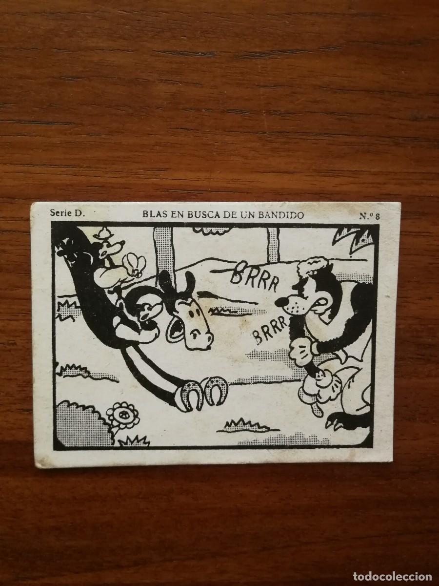 Coleccionismo cromos antiguos: BLAS EN BUSCA DE UN BANDIDO ( OSWALD THE LUCKY RABBIT )- CROMO N&Uacute;MERO 8 - A&Ntilde;OS 1930s WALT DISNEY